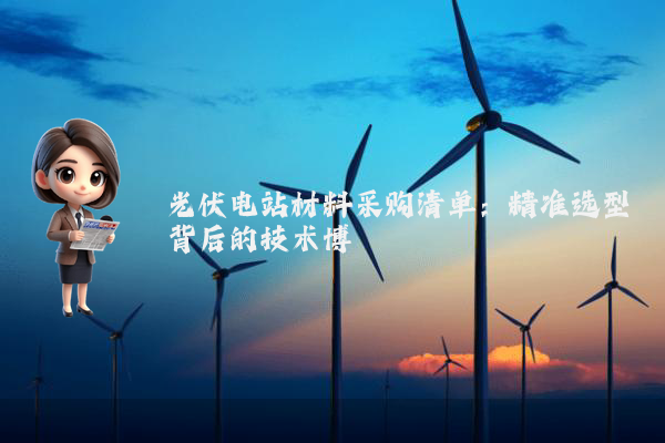 光伏电站材料采购清单：精准选型背后的技术博弈