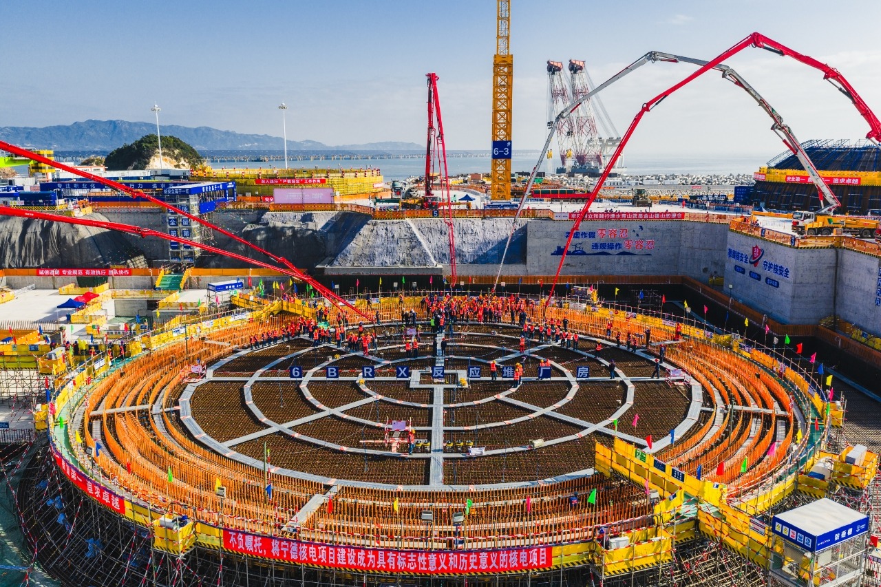 中广核福建宁德核电站6号机组主体工程开工